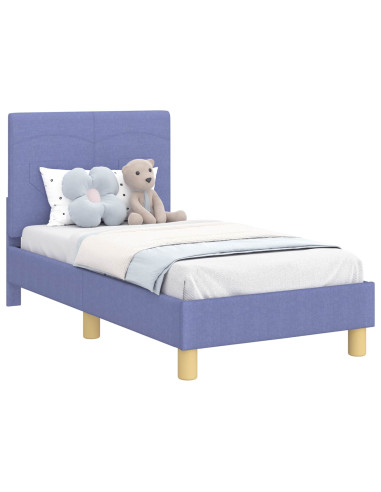 Struttura letto per bambini con testata Blu jeans 70 x 140 cm