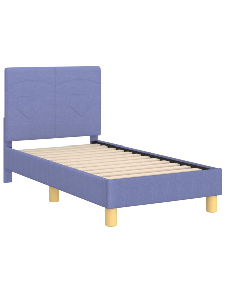 Struttura letto per bambini con testata Blu jeans 70 x 140 cm
