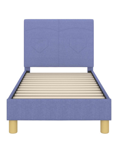 Struttura letto per bambini con testata Blu jeans 70 x 140 cm