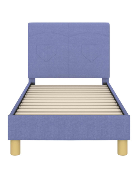 Struttura letto per bambini con testata Blu jeans 70 x 140 cm