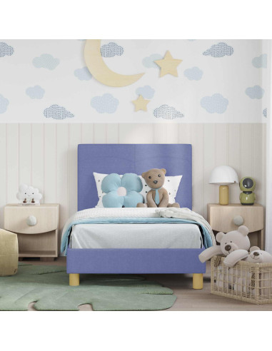Struttura letto bambini con testata Blu jeans 80 x 160 cm