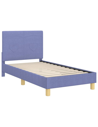 Struttura letto bambini con testata Blu jeans 80 x 160 cm