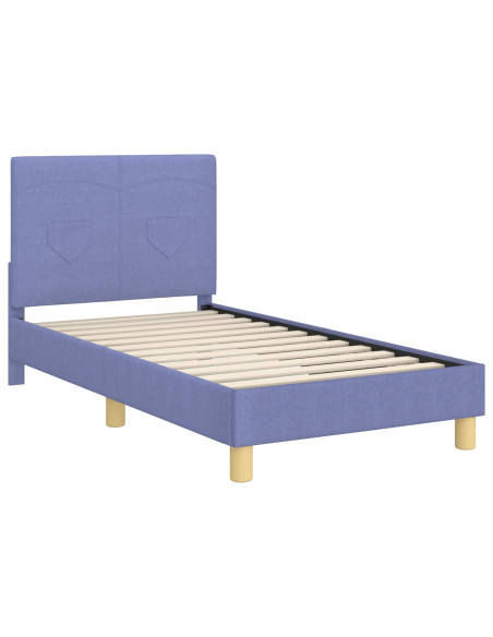 Struttura letto bambini con testata Blu jeans 80 x 160 cm