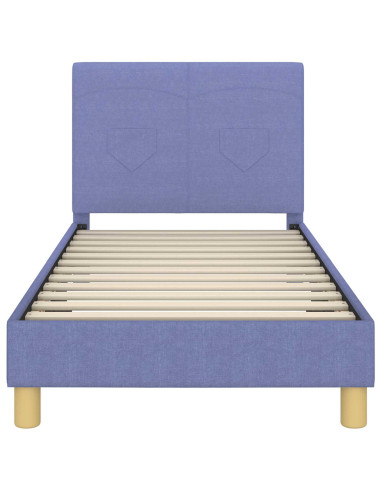 Struttura letto bambini con testata Blu jeans 80 x 160 cm