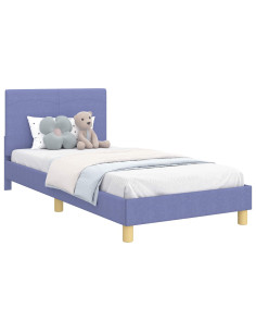 Struttura letto bambini con testata Blu jeans 80 x 200 cm 2