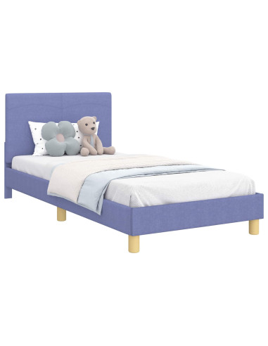 Struttura letto bambini con testata Blu jeans 80 x 200 cm