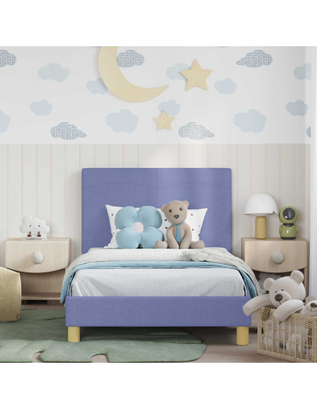 Struttura letto bambini con testata Blu jeans 80 x 200 cm