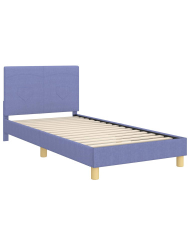 Struttura letto bambini con testata Blu jeans 90 x 190 cm