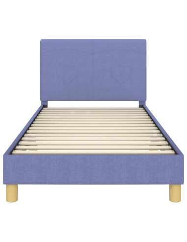 Struttura letto bambini con testata Blu jeans 90 x 190 cm