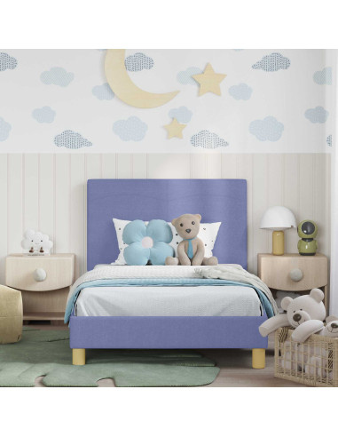 Struttura letto bambini con testata Blu jeans 90 x 200 cm