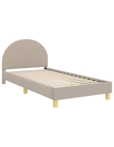 Struttura letto bambini con testata Grigio chiaro 80 x 200 cm