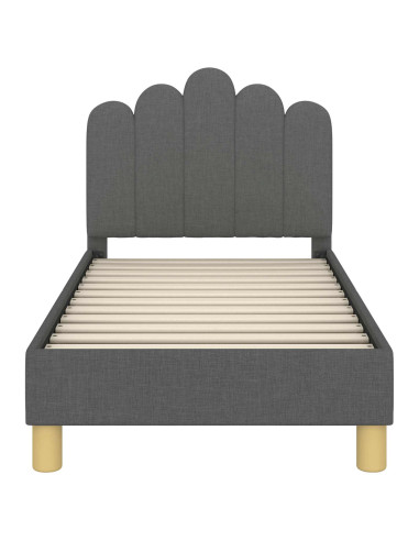 Struttura letto per bambini con testata Grigio scuro