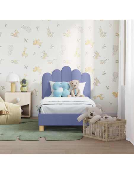Struttura letto per bambini con testata Blu jeans 70 x 140 cm