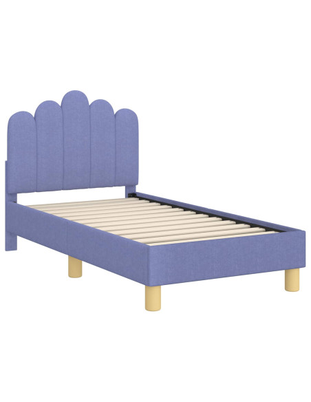 Struttura letto per bambini con testata Blu jeans 70 x 140 cm