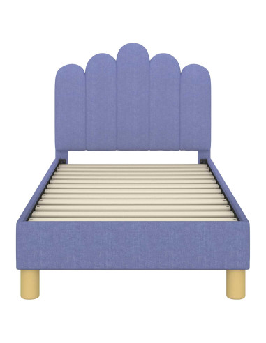 Struttura letto per bambini con testata Blu jeans 70 x 140 cm
