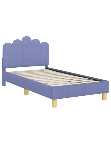 Struttura letto bambini con testata Blu jeans 80 x 160 cm