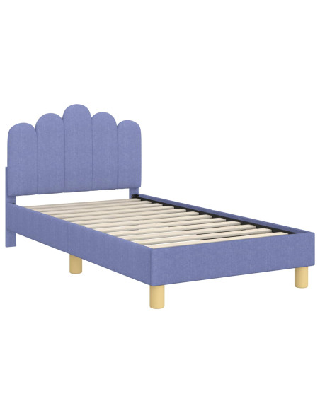 Struttura letto bambini con testata Blu jeans 80 x 160 cm