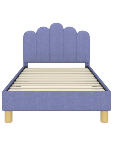Struttura letto bambini con testata Blu jeans 80 x 160 cm