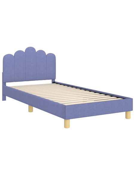 Struttura letto bambini con testata Blu jeans 90 x 200 cm