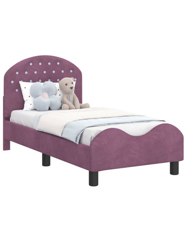 Struttura letto per bambini con testata Viola 70 x 140 cm