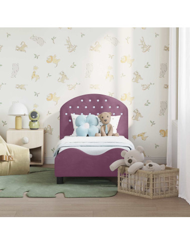 Struttura letto per bambini con testata Viola 70 x 140 cm