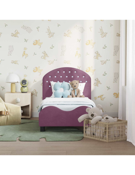 Struttura letto per bambini con testata Viola 70 x 140 cm
