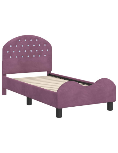 Struttura letto per bambini con testata Viola 70 x 140 cm