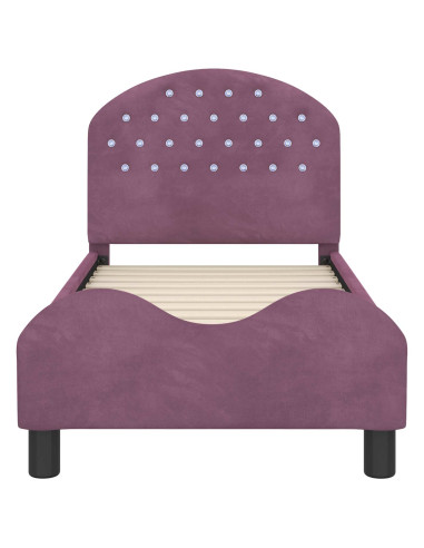 Struttura letto per bambini con testata Viola 70 x 140 cm