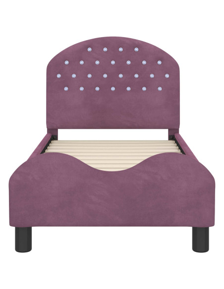 Struttura letto per bambini con testata Viola 70 x 140 cm