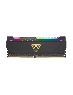 KIT DDR4 PATRIOT "VIPER STEEL RGB BLACK" 16GB (2x8GB) 3600Mhz CL18 - RGB- HS DUAL CHANNEL PVSR416G360C0K
