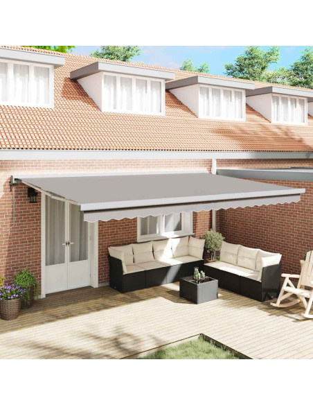 Tenda da Sole Grigio chiaro 500 x 300 x 165 cm