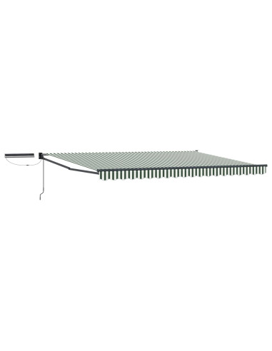 Tettuccio Elettrico Retrattile Verde, Bianco, Antracite 4 x 2 m