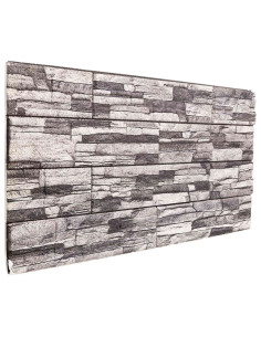 Pannelli da parete 10 pcs Grigio scuro e grigio chiaro