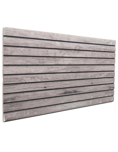 Pannelli da parete 10 pcs Grigio 100 x 50 cm Schiuma EPS