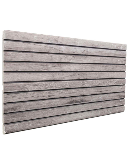 Pannelli da parete 10 pcs Grigio 100 x 50 cm Schiuma EPS