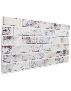 Pannelli da parete 10 pcs Grigio Chiaro e Nero 100 x 50 cm