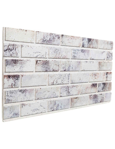 Pannelli da parete 10 pcs Grigio Chiaro e Nero 100 x 50 cm