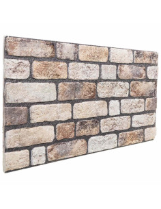 Pannelli da parete 10 pcs Marrone Chiaro 100 x 50 cm