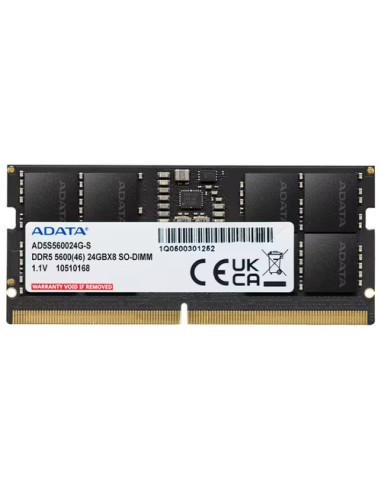 ADATA RAM SO-DIMM 24GB DDR5 5600MHZ 1.1V