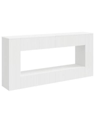 Tavolo consolle Bianco 155 x 29 x 74 cm Legno ingegnerizzato