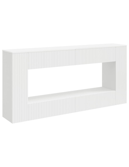 Tavolo consolle Bianco 155 x 29 x 74 cm Legno ingegnerizzato