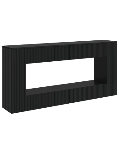 Tavolo consolle Nero 155 x 29 x 74 cm Legno ingegnerizzato
