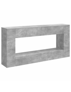 Tavolo consolle Rigato Grigio Cemento 155 x 29 x 74 cm