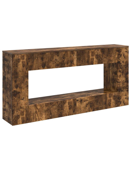 Tavolo consolle Rigato Quercia Affumicata 155 x 29 x 74 cm