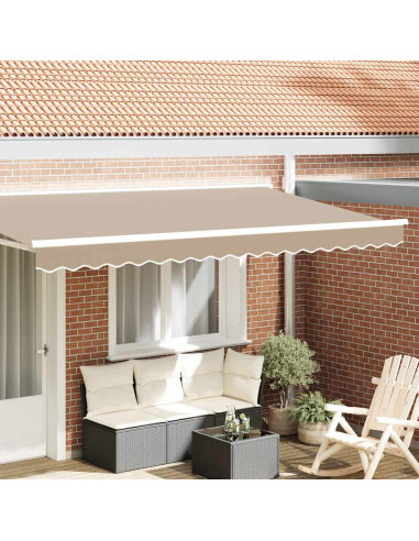 Tenda a Braccio Beige 380 x 20 cm Tela