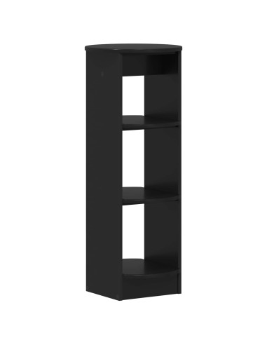 Mobile laterale Nero 40 x 40 x 100 cm Legno ingegnerizzato