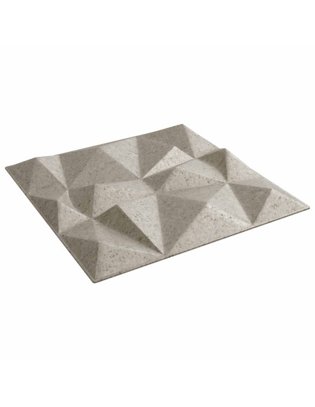 Pannelli da parete 12 pcs Beton Diamante 50 x 50 cm Schiuma XPS