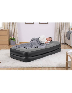 Bestway Materasso Gonfiabile Fioccato con Pompa Aria 191x97x46 cm