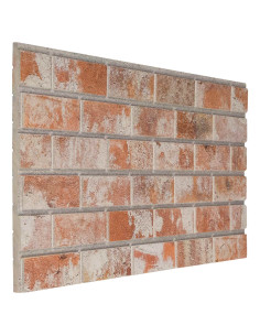 Pannelli da parete 10 pcs Arancione 100 x 50 cm Schiuma EPS