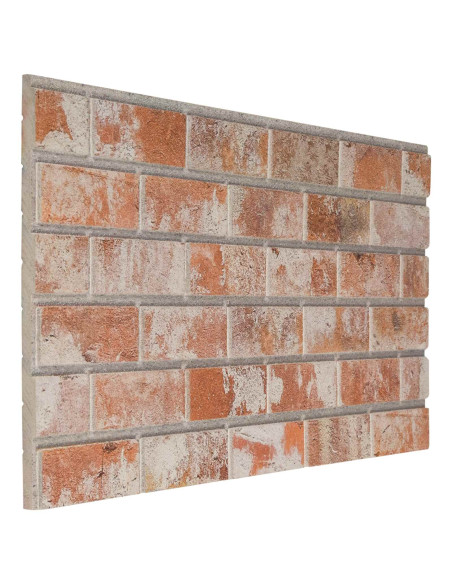 Pannelli da parete 10 pcs Arancione 100 x 50 cm Schiuma EPS